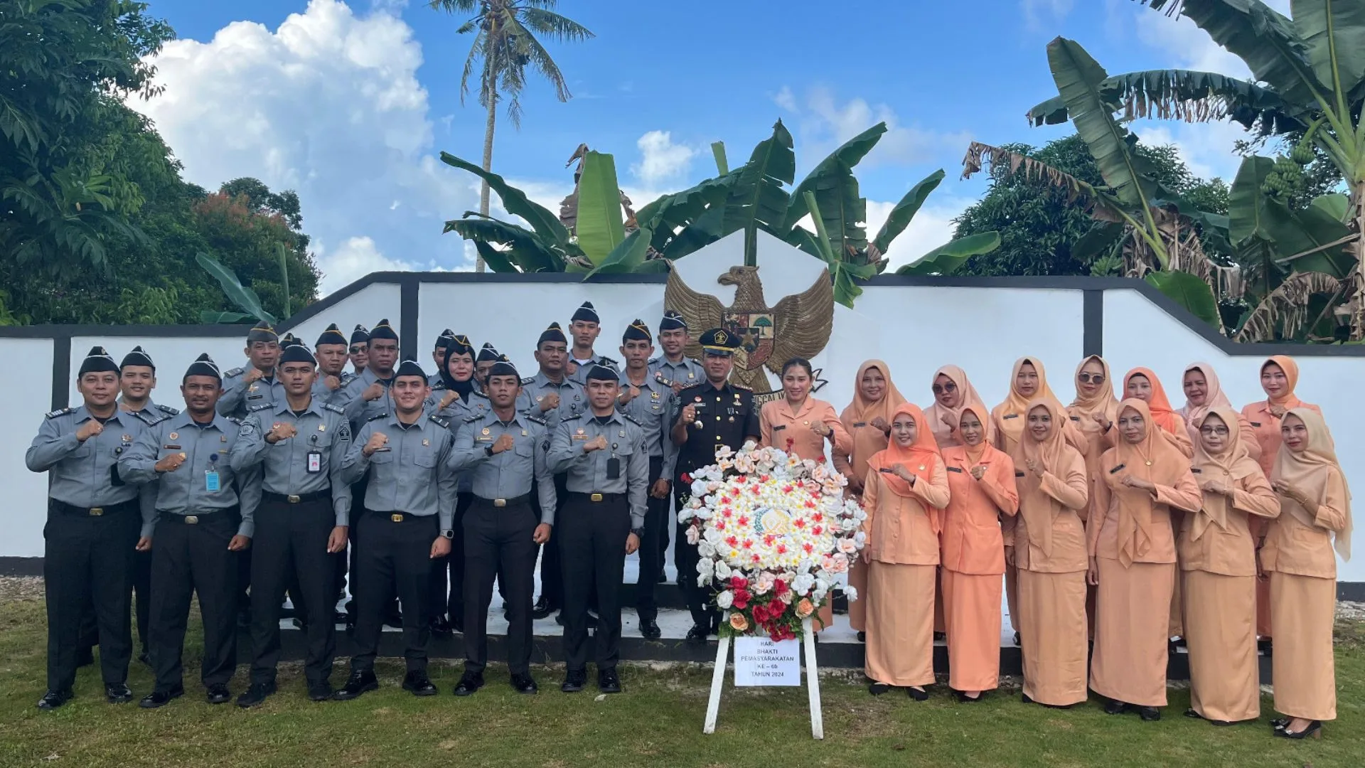 Lapas Dabo Singkep Peringati HBP Ke 60 Dengan Upacara Tabur Bunga Makam