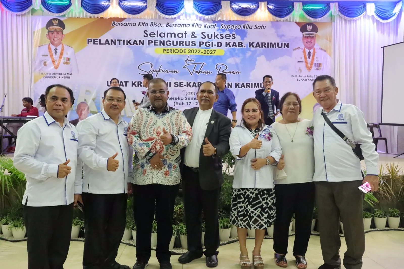 Pelantikan Pengurus Persatuan Gereja Indonesia Daerah Karimun