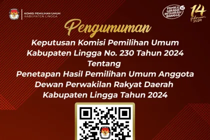 Kpu Lingga Rekapitulasi Sk Calon Dprd Lingga 2024