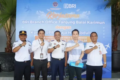 Bandara RHA Karimun teken MoU dengan Bank BRI di bidang pelayanan dan pengembangan | Foto: Ami