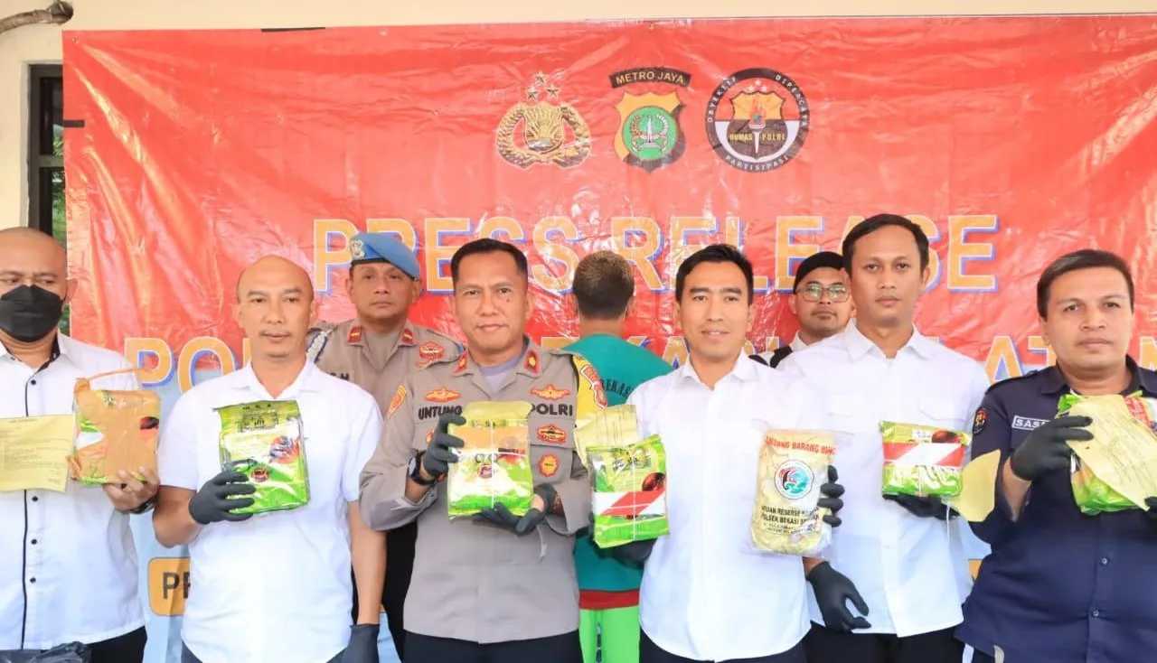 Gelar Operasi Nila 2024 Polisi Gagalkan Peredaran 2 Kg Sabu Di Bekasi 49