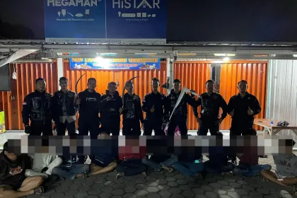 Siap Tawuran Sejumlah Pemuda Di Cikarang Diamankan Polisi 36