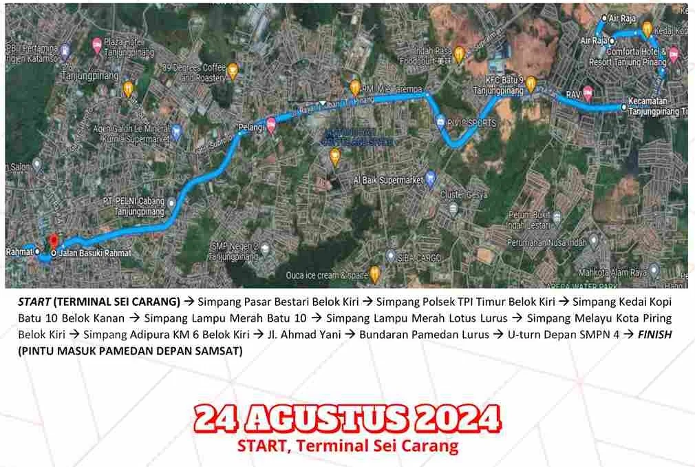 Rute Gerak Jalan 2024 11zon