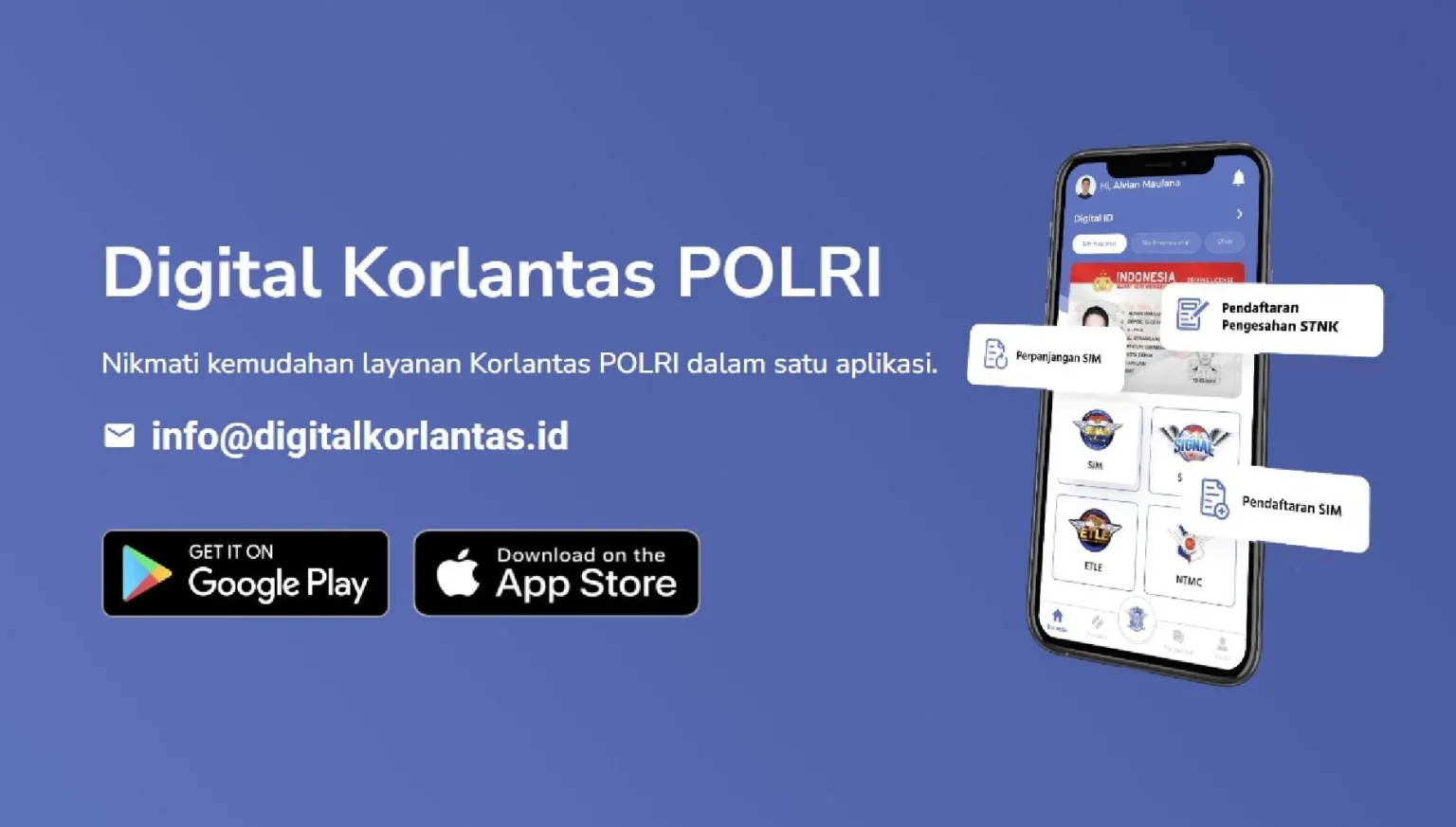 Kini Perpanjangan Sim Tanpa Antre Bisa Lewat Aplikasi Digital Korlantas Polri 42