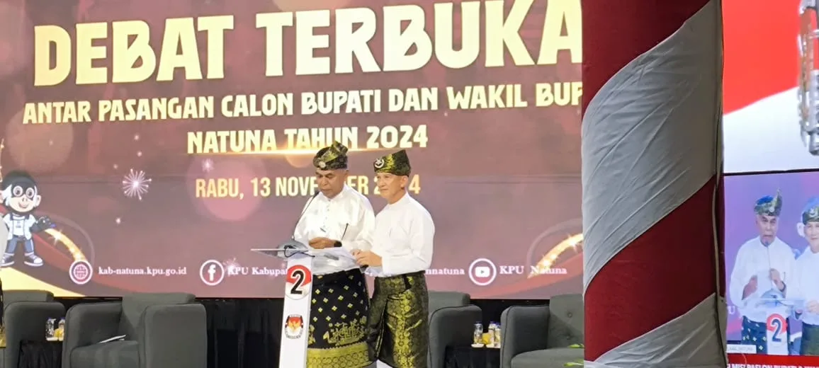 Paslon WS-RH Buktikan Kemampuan Komunikasi Dalam Debat Terbuka Pilkada Natuna