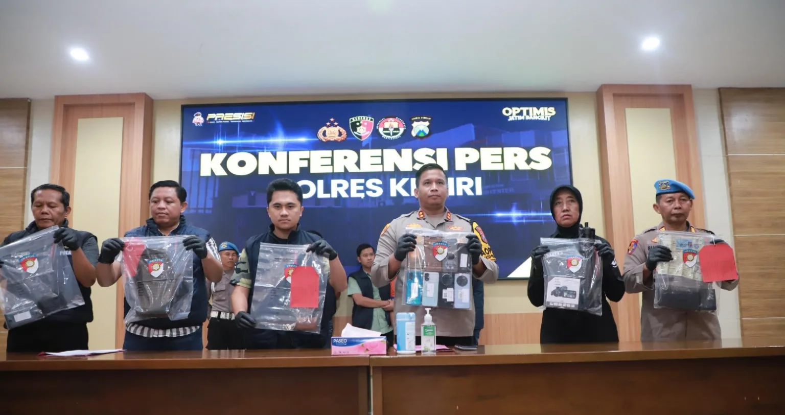 Kurang Dari 24 Jam Polres Kediri Berhasil Amakan Pelaku Pembunuhan 30