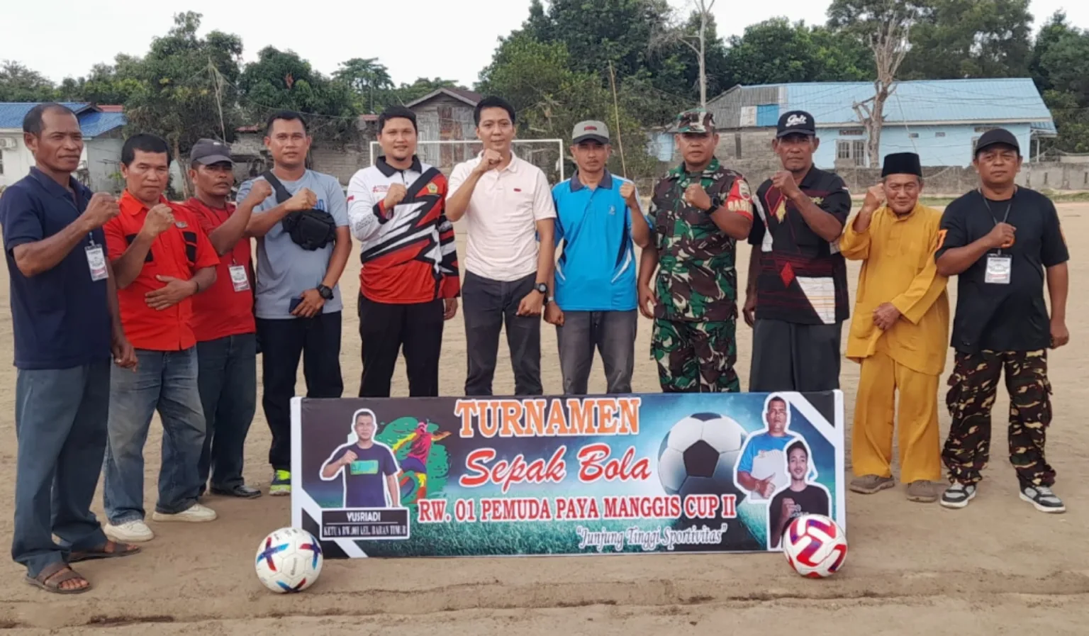 Pembukaan Turnamen Sepak Bola RW 01 Pemuda Paya Manggis CUP II 2025 | Foto: Ami