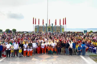 Bupati Karimun, Iskandarsyah hadiri peringatan Hari Anak Nasional ke-41 Provinsi Kepri di Coastal Area pada, Rabu (23/7/2025) | Foto: Ami