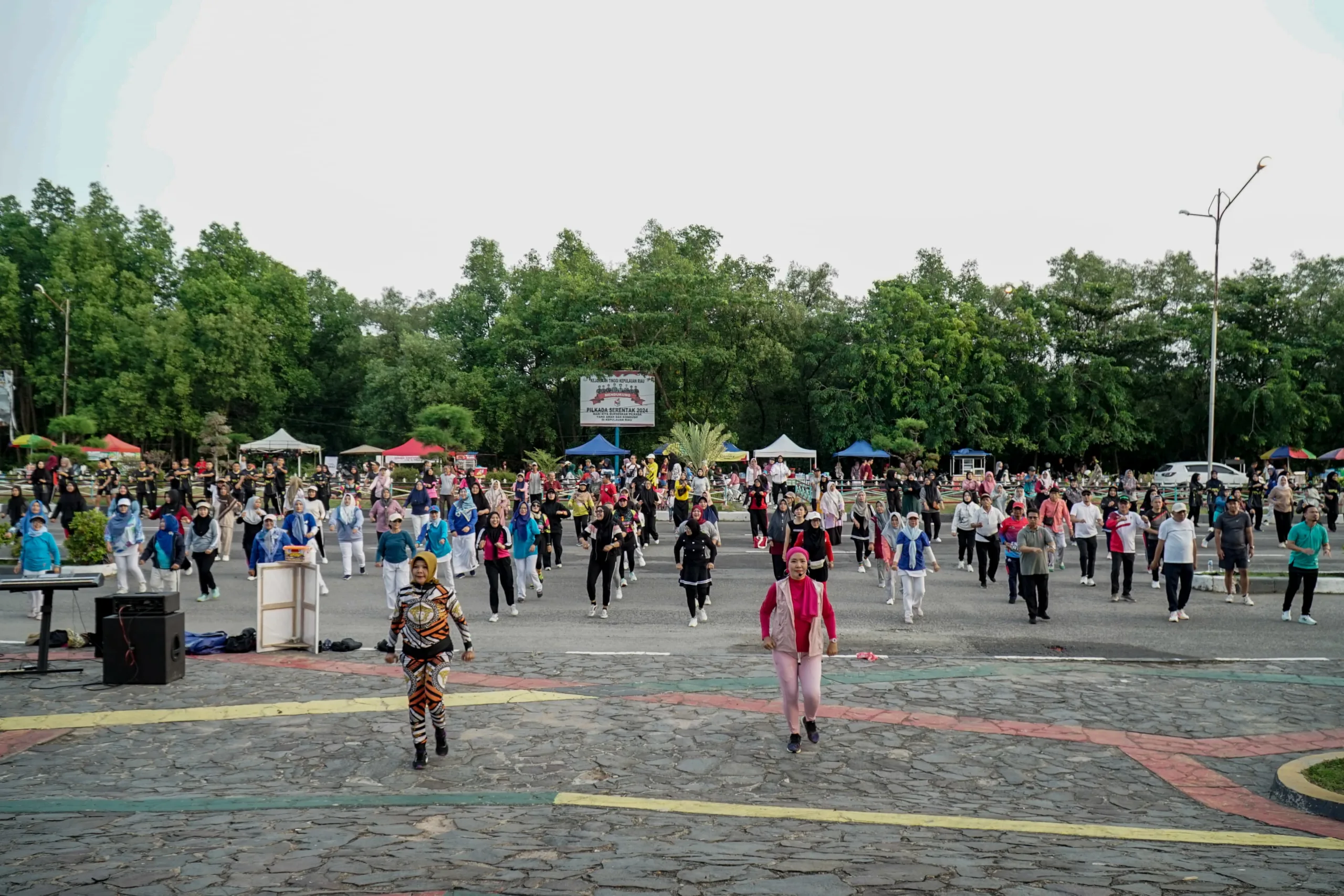 Kegiatan Car Free Day di Coastal Area dihadiri ribuan masyarakat Kabupaten Karimun | Foto: Ami