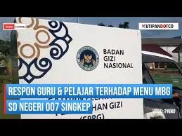Begini Respon Guru dan Pelajar di Lingga saat Menerima Menu Santap MBG