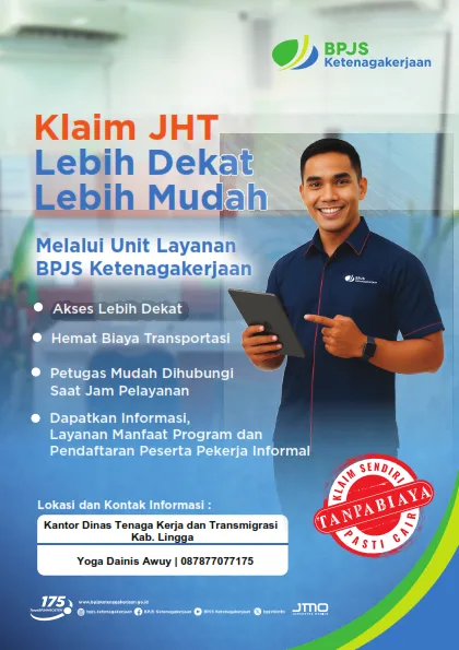 Flyer Unit Layanan talent laki laki